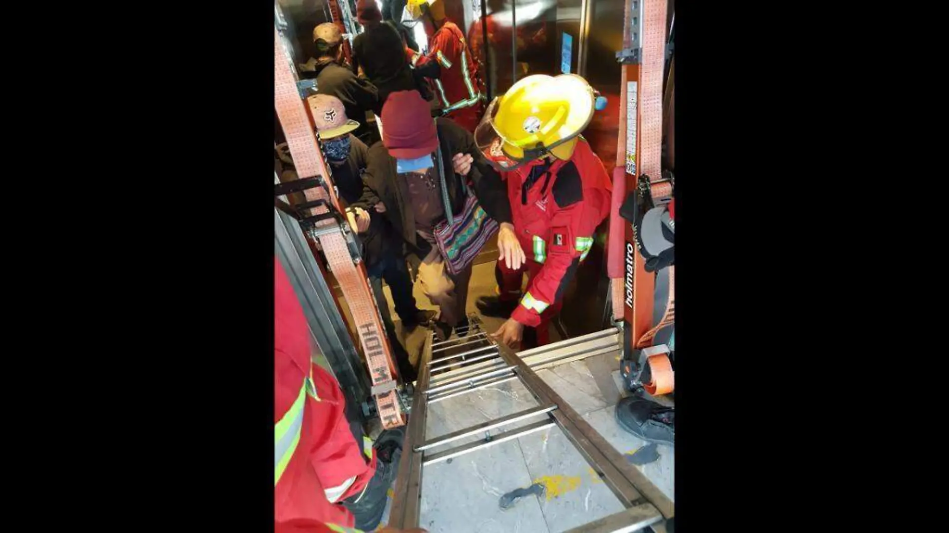 Falla en elevador